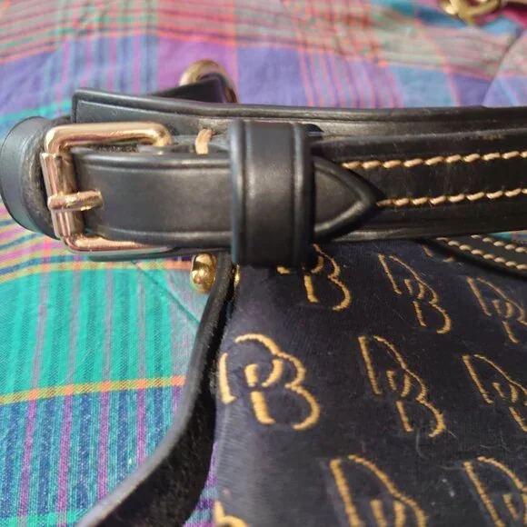 Dooney & Bourke Signature Small East West Slouch - Picture 7 of 13